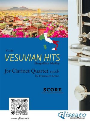 cover image of (Score) Vesuvian Hits for Clarinet Quartet